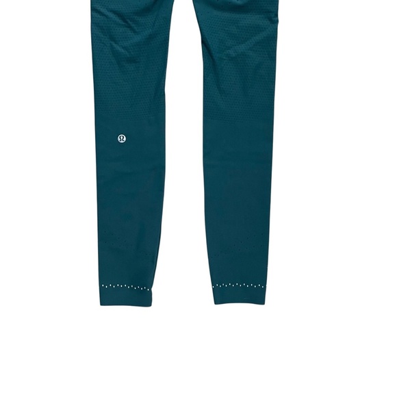 Lululemon Zoned In Tight 27" Green Jasper Leggings Size 4 Running Full Length - Picture 6 of 8